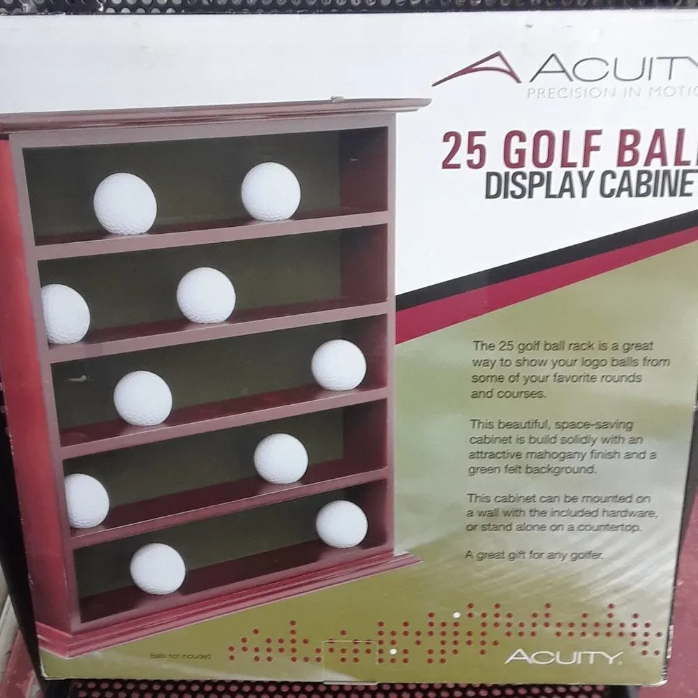 ACUITY Wooden 25 Golf Ball Holder Display Cabinet